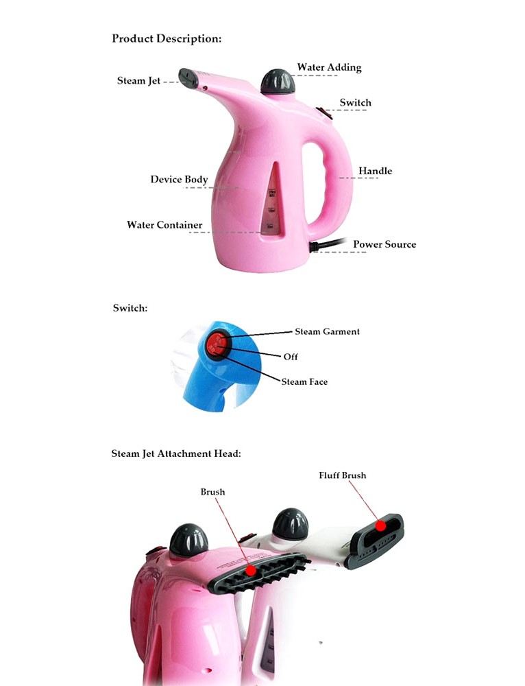 HANDHELD GARMENT & FACIAL STEAMER